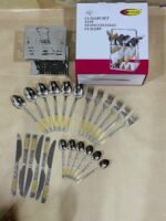 24 Pcs Stainless Steel Cutlery Set – 11 Gauge - Image 2