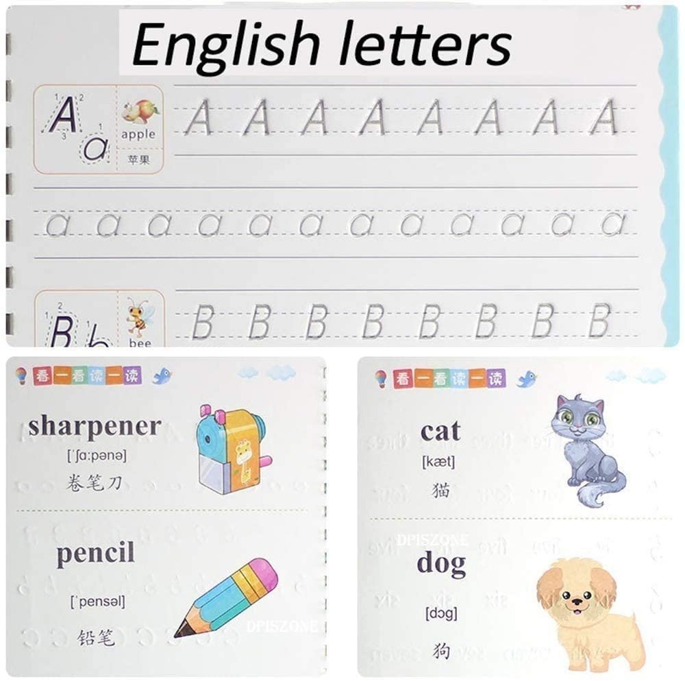 Reusable Sank Magic Copybook for Children Reusable handwriting practice copybook for kids