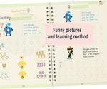 Child practicing handwriting with Sank Magic Copybook