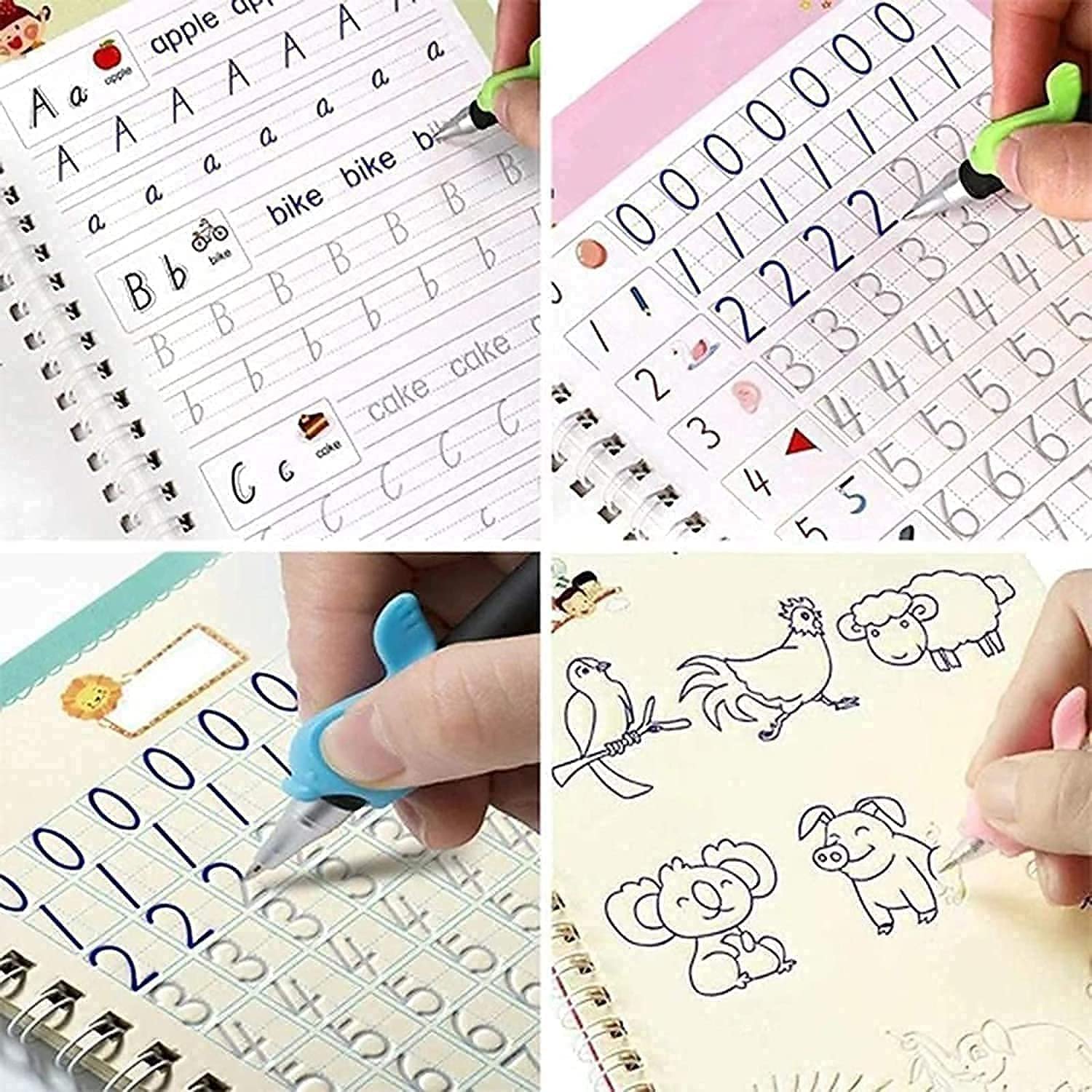 Number Writing Practice Magic Book Kids number writing practice with Sank Magic Copybook