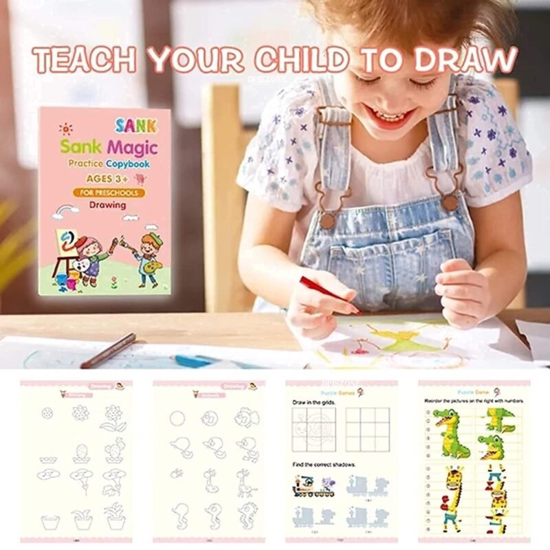 Sank Magic Copybook alphabet handwriting practice for kids